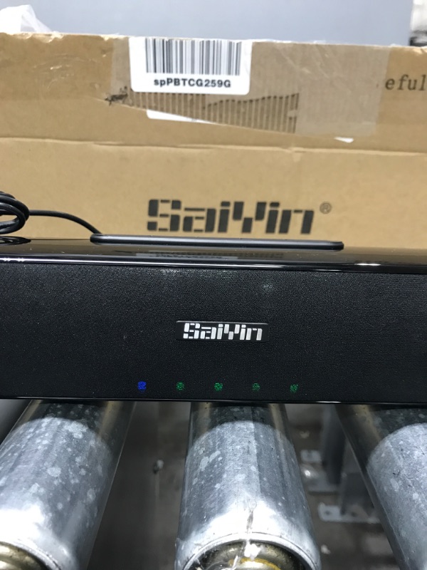 Photo 2 of *Tested-functional* Saiyin Sound Bars for TV, Wired and Wireless Bluetooth 5.0 TV Stereo Speakers Soundbar 32’’ Home Theater Surround Sound System Optical/Coaxial/RCA Connection, Wall Mountable
