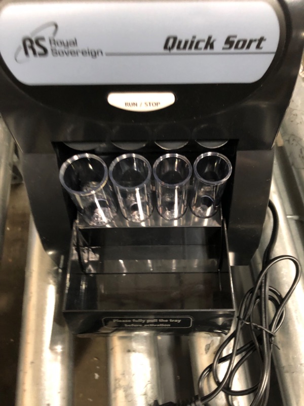 Photo 2 of Royal Sovereign Electric Coin Sorter, Patented Anti-Jam Technology, 1 Row of Coin Counting (QS-2AN)