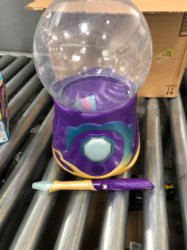 Photo 2 of **** NEW**** *** SHIPPING DAMAGE *** *** UNABLE TO TEST ***
Magic Mixies Magical Misting Crystal Ball with Interactive 8 inch Blue Plush Toy and 80+ Sounds and Reactions