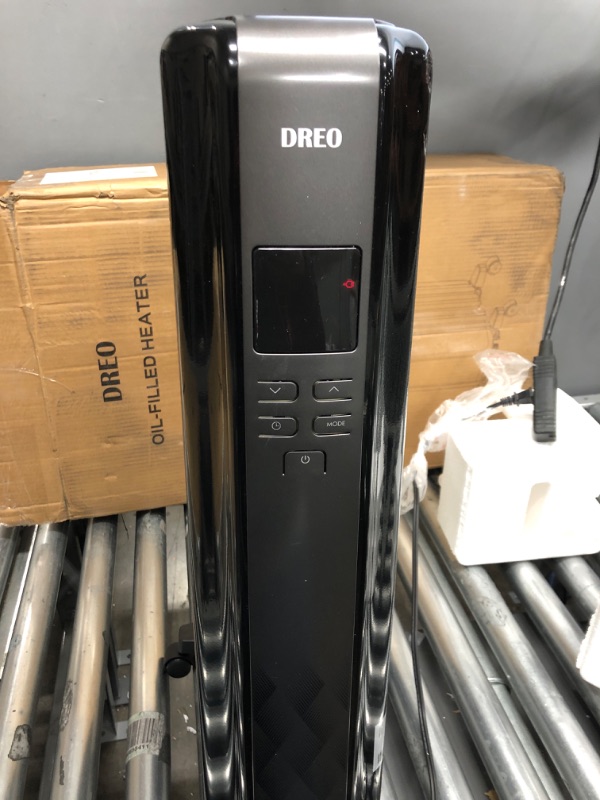 Photo 3 of Dreo Radiator Heater, Upgrade 1500W Electric Portable Space Oil Filled Heater with Remote Control, 4 Modes, Overheat & Tip-Over Protection, 24h Timer, Digital Thermostat, Quiet, Indoor