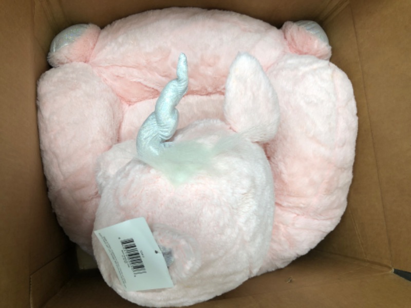 Photo 2 of Children's Plush Pink Unicorn Character Chair