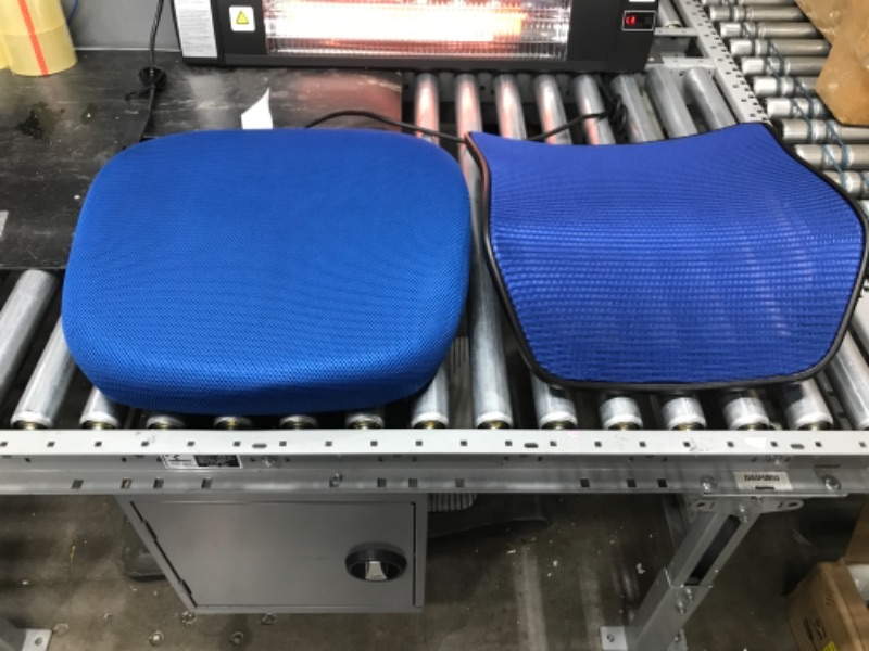 Photo 2 of Flash Furniture Office Seating, 27"W x 27"D x 42" - 49.5"H, Blue Contemporary Blue