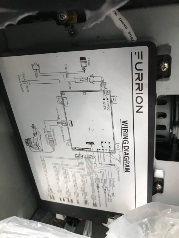 Photo 3 of Furrion 2.4GPM Tankless RV Gas Water Heater with White 16.14” x 16.14” Door - FWH09A-1-A