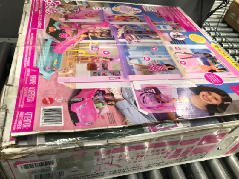 Photo 1 of Barbie Dreamhouse Doll House Playset Barbie House with 75+ Accesssories Wheelchair Accessible Elevator Pool, Slide and Furniture