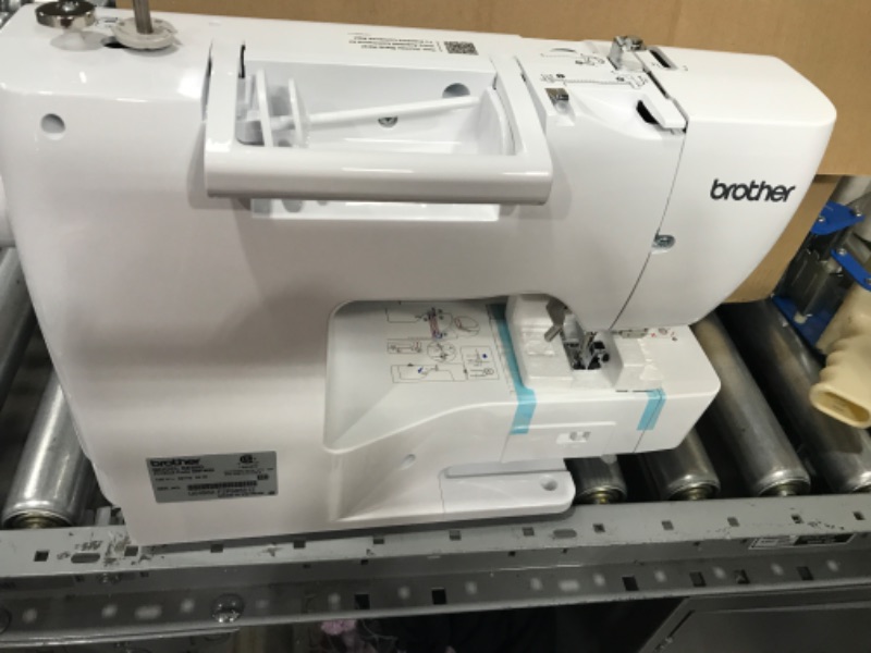 Photo 4 of  **** NEW**** TESTED*** Brother SE600 Sewing and Embroidery Machine, 80 Designs, 103 Built-In Stitches, Computerized, 4" x 4" Hoop Area, 3.2" LCD Touchscreen Display, 7 Included Feet