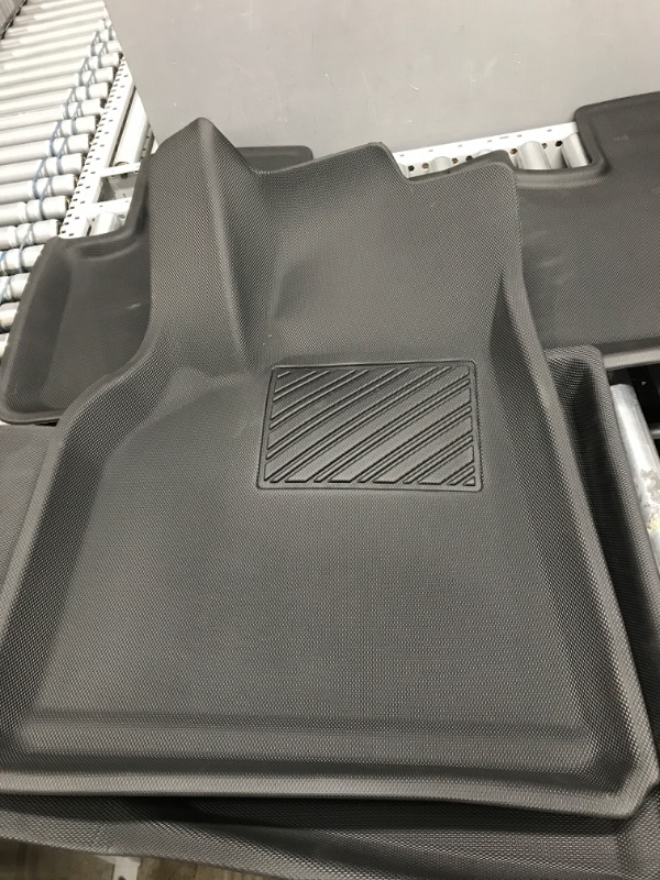 Photo 4 of  All-Weather Floor Mats Compatible 1 Custom Fit Car Floor Liners, Kagu Series (1st & 2nd Row, Black)
