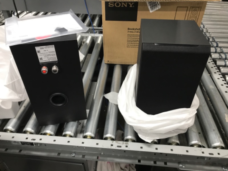 Photo 2 of Sony SSCS5 3-Way 3-Driver Bookshelf Speaker System (Pair) - Black