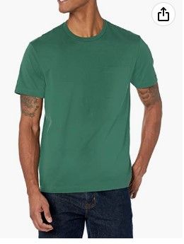 Photo 1 of Goodthreads Men's Slim-Fit Short-Sleeve Cotton Crewneck T-Shirt
