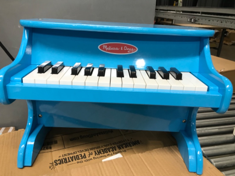 Photo 1 of **SONG BOOK MISSING**
Melissa & Doug Learn-to-Play Piano With 25 Keys and Color-Coded Songbook - Blue - Toy Piano For Baby, Kids Piano Toy, Toddler Piano Toys For Ages 3+