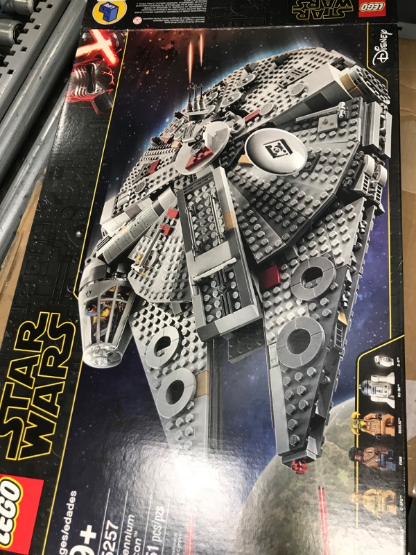 Photo 2 of BAGS 1-10* LEGO Star Wars Millennium Falcon 75257 Building Toy Set for Kids, Boys, and Girls Ages 9+ (1353 Pieces) Frustration-Free Packaging