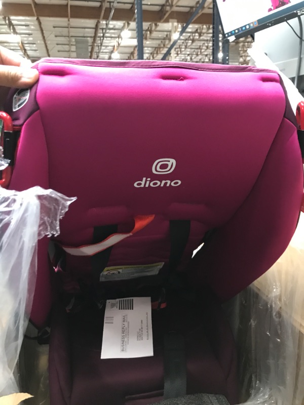 Photo 2 of Diono Radian 3R, 3-in-1 Convertible Car Seat, Rear Facing & Forward Facing, 10 Years 1 Car Seat, Slim Fit 3 Across, Pink Blossom Radian 3R Fits 3 Across Pink Blossom