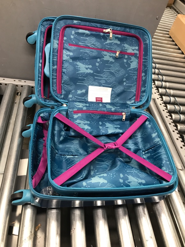 Photo 5 of AMERICAN TOURISTER Disney Hardside Luggage with Spinner Wheels, Frozen, 2-Piece Set (18/20)