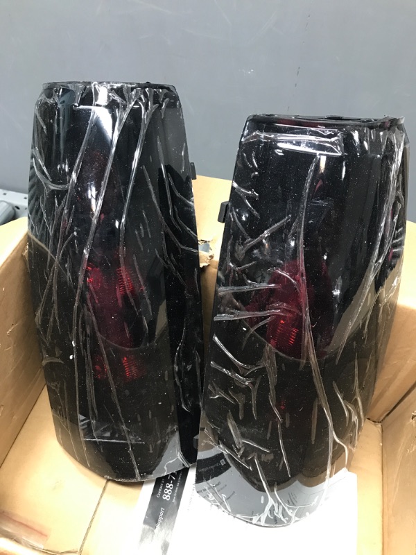 Photo 2 of AUTOSAVER88 Tail Lights Compatible with 1995-1999 Chevy Tahoe/ 1992-1999 Chevy Suburban/ 88-00 GMC C/K Pickup/ 1992-1999 GMC Yukon / 99-00 Cadillac Escalade/ 88-98 Chevy C/K Pickup Taillights Assembly Smoke