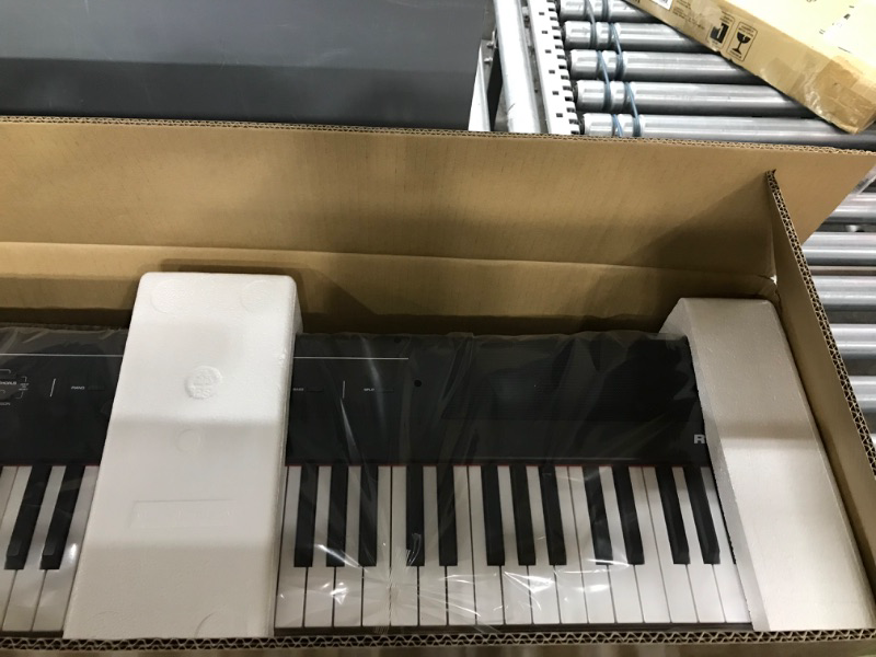 Photo 1 of Alesis Recital | 88 Key Beginner Digital Piano/Keyboard with Full Size Keys & RockJam Xfinity Heavy-Duty, Double-X, Pre-Assembled, Infinitely Adjustable Piano Keyboard Stand with Locking Straps
