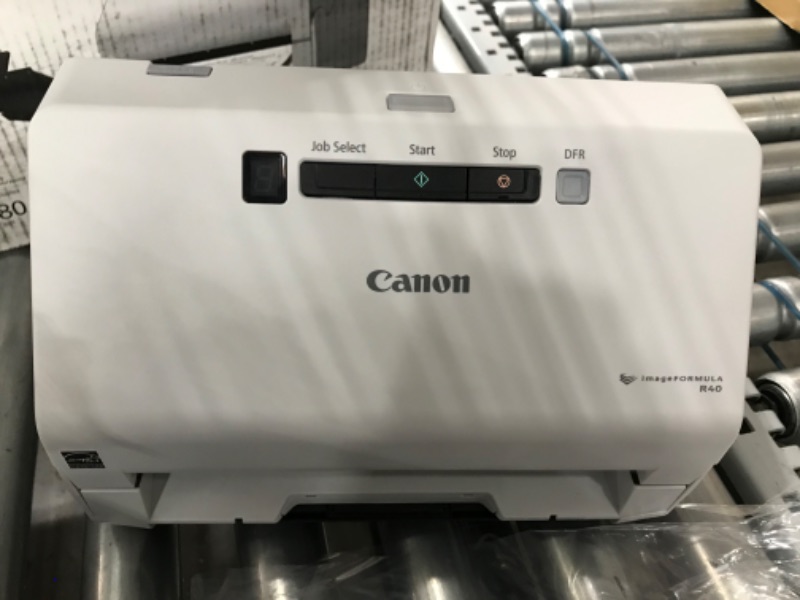 Photo 2 of Canon imageFORMULA R40 Office Document Scanner For PC and Mac, Color Duplex Scanning, Easy Setup For Office Or Home Use, Includes Scanning Software
