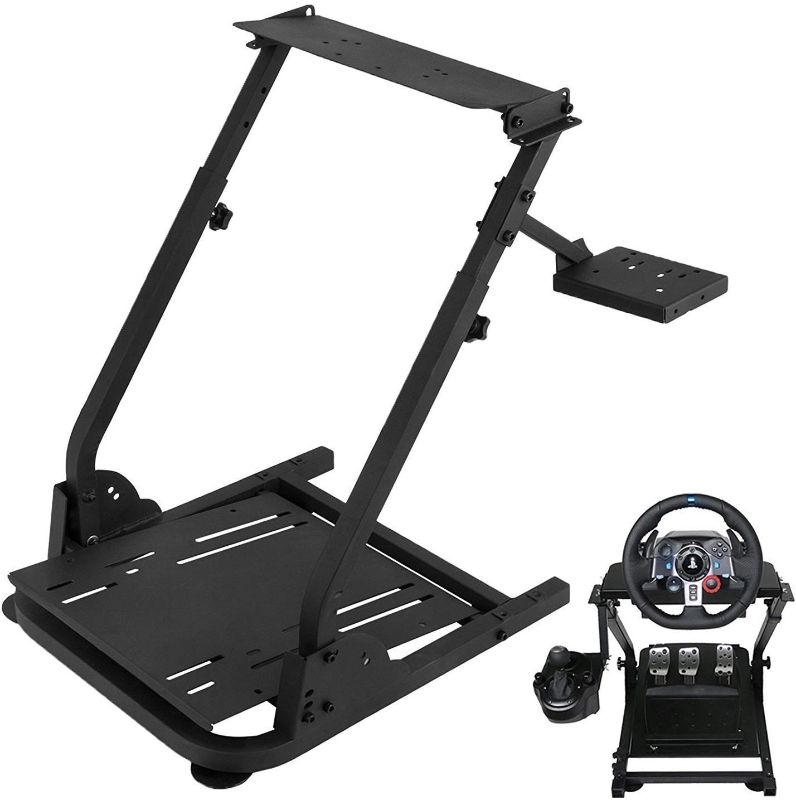 Photo 1 of *Stand only and shifter mount only*
VEVOR G29 G920 Racing Steering Wheel Stand,fit for Logitech G27/G25/G29 & G920 Racing Steering Wheel Stand Shifter Mount fit for Logitech G27 G25 G29 Gaming Wheel Stand Stand 