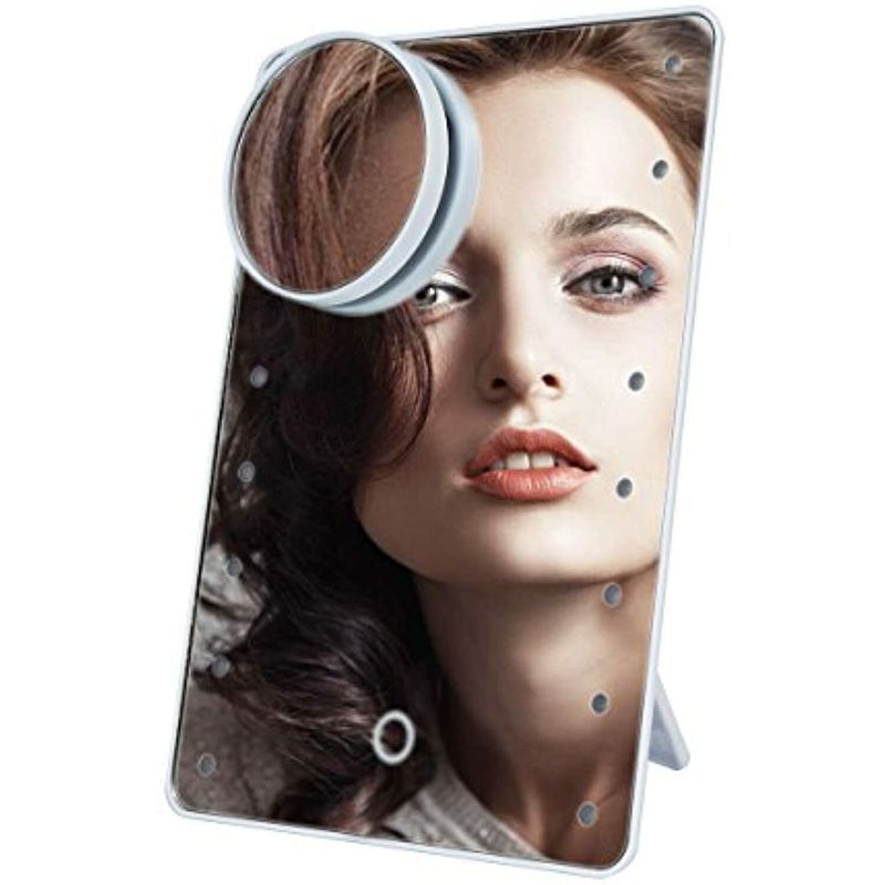 Photo 1 of Miss Sweet Makeup Mirror with Led Lights and 10X Magnification Small Mirror
