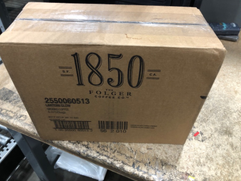 Photo 1 of 1850 by Folgers Black Gold Dark Roast Ground Coffee, 12 Ounces (Pack of 6)
EXPIRES (JAN 10 2023)