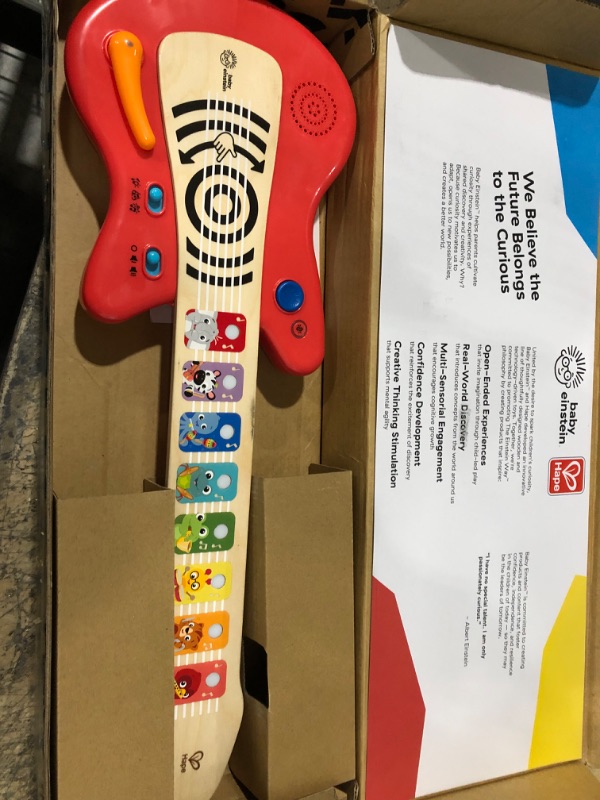 Photo 2 of Baby Einstein Together in Tune Guitar? Safe Wireless Wooden Musical Toddler Toy, Magic Touch Collection, Age 6 Months+ Connected Guitar