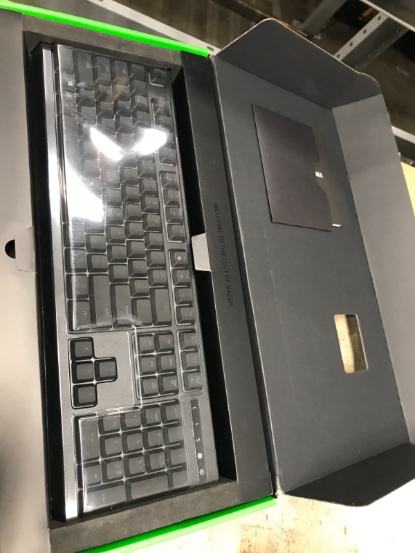 Photo 2 of RAZER ORNATA Expert: Mecha-Membrane - Individually Backlit Mid-Height Keys - Leatherette Wrist Rest - Gaming Keyboard - Gaming Keyboard (RZ03-02041800-R3U1)