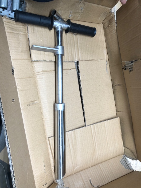 Photo 2 of LAKAGO 20" Soil Sampler Probe 304 Stainless Steel Soil Sampling Probe Tool with Ejector and Foot Pedal 20" straight type