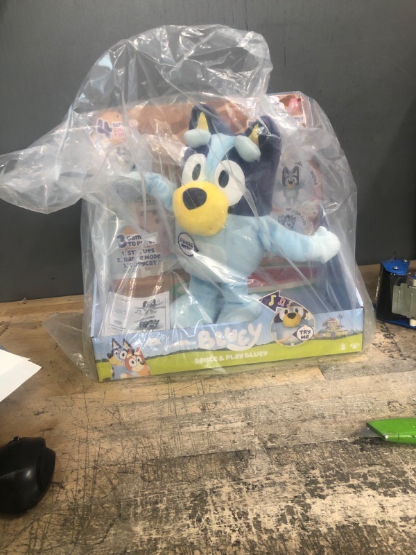 Photo 2 of **NOT FUNCTIONAL ** Bluey Dance and Play 14" Animated Plush | Over 55 Phrases and Songs, Multicolor