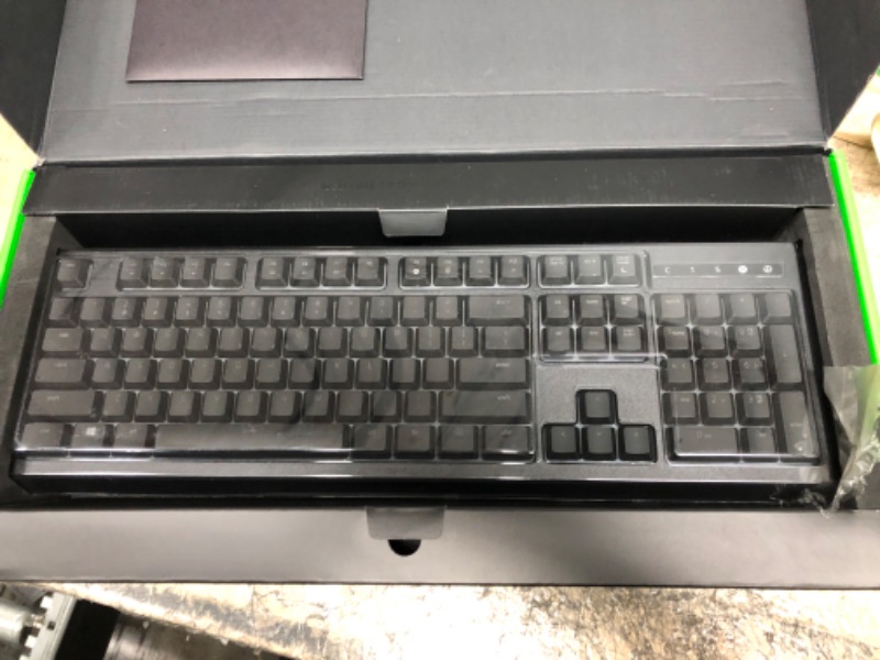 Photo 3 of Razer Ornata Chroma Gaming Keyboard: Hybrid Mechanical Key Switches - Customizable Chroma RGB Lighting - Individually Backlit Keys - Detachable Plush Wrist Rest - Programmable Macro Functionality Keyboard Ornata Chroma