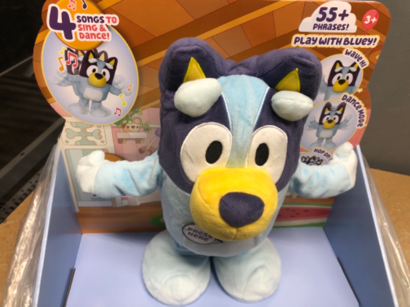 Photo 2 of Bluey Dance and Play 14" Animated Plush | Over 55 Phrases and Songs, Multicolor1012397248
