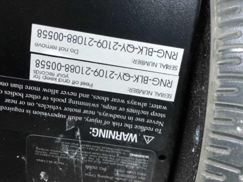 Photo 7 of DAMAGED Hover-1 Ranger + Electric Hoverboard, 9MPH Top Speed, 9 Mile Range, Long Lasting Li-Ion Battery, 4HR Full Charge, Built-In Bluetooth Speaker, Rider Modes: Beginner to Expert, Black
**CRACKED OPEN, BROKEN PIECES**