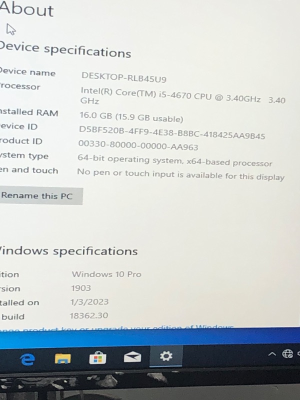 Photo 8 of HP EliteDesk 800 G1 SFF High Performance Business Desktop Computer, Intel Quad Core i5-4590 upto 3.7GHz, 16GB RAM, 1TB HDD, 256GB SSD (boot), DVD, WiFi, Windows 10 Professional (Renewed) HP Desktopuuuuuuuuuu