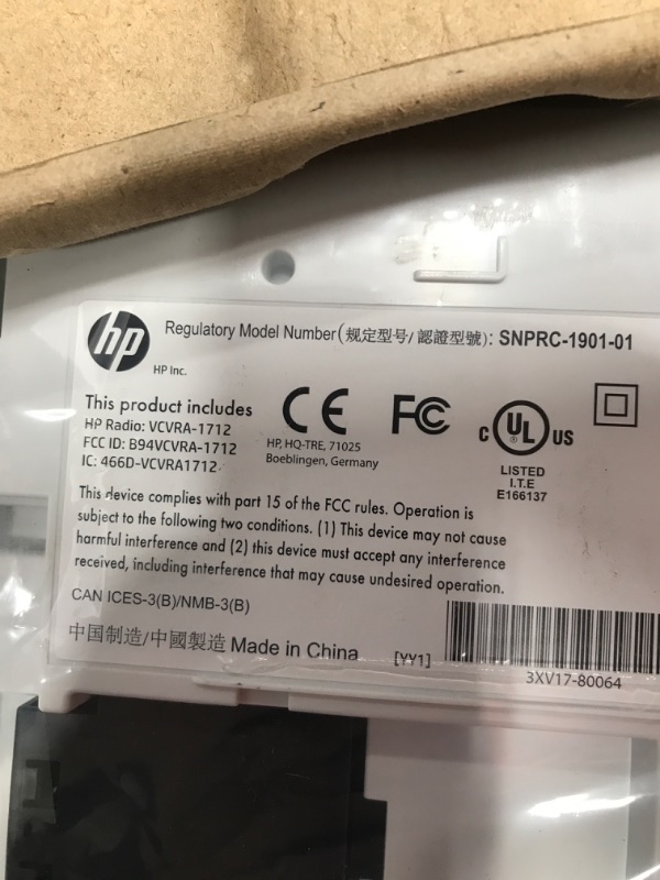 Photo 4 of ***PLEASE SEE ITEM NOTES*** HP DeskJet Plus 4155 Wireless All-in-One Printer | Mobile Print, Scan & Copy | HP Instant Ink Ready | Auto Document Feeder (3XV13A) (Refurbished)