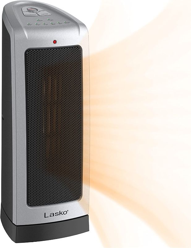 Photo 1 of ***TESTED WORKING*** Lasko Products Lasko 1500 Watt 2 Speed Ceramic Oscillating Tower Heater with Remote