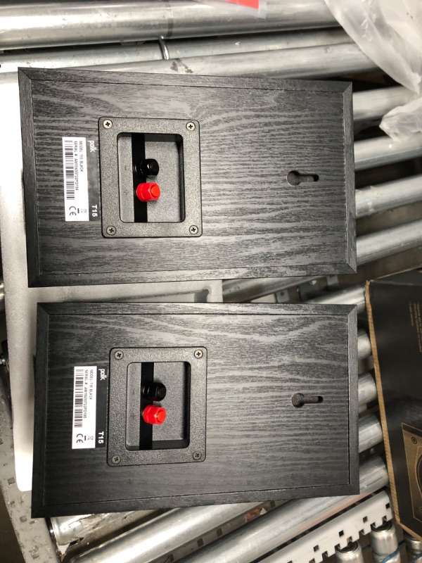 Photo 1 of Polk Audio T15 Bookshelf Speakers Pair Black
