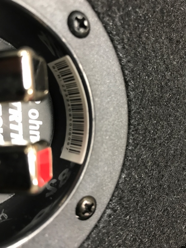 Photo 1 of KICKER TRTP 8-inch (20cm) Thin Down Firing Subwoofer and Passive Radiator Enclosure, 2-Ohm, RoHS Compliant