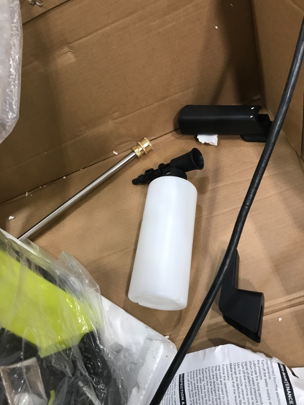 Photo 1 of **PARTS ONLY**
Electric Pressure Washer 3800 PSI +2.8 GPM Power Washers Electric Powered with Three Modes of Touch Screen Adjustable Pressure,4 Nozzles and Foam Cannon Hose Reel Car Washer Cleaner for Home/Patio JS1013800