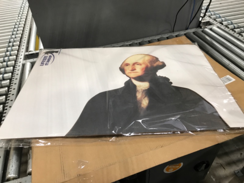 Photo 2 of Advanced Graphics President George Washington Life Size Cardboard Cutout Standup President George Washington 38"W x 72"H (Depth: 8")