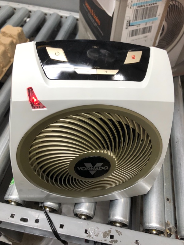 Photo 2 of *See note* Vornado AVH10 Vortex Heater with Auto Climate Control, 2 Heat Settings, Fan Only Option, Digital Display, Advanced Safety Features, Whole Room, White AVH10 — Auto Climate Heater