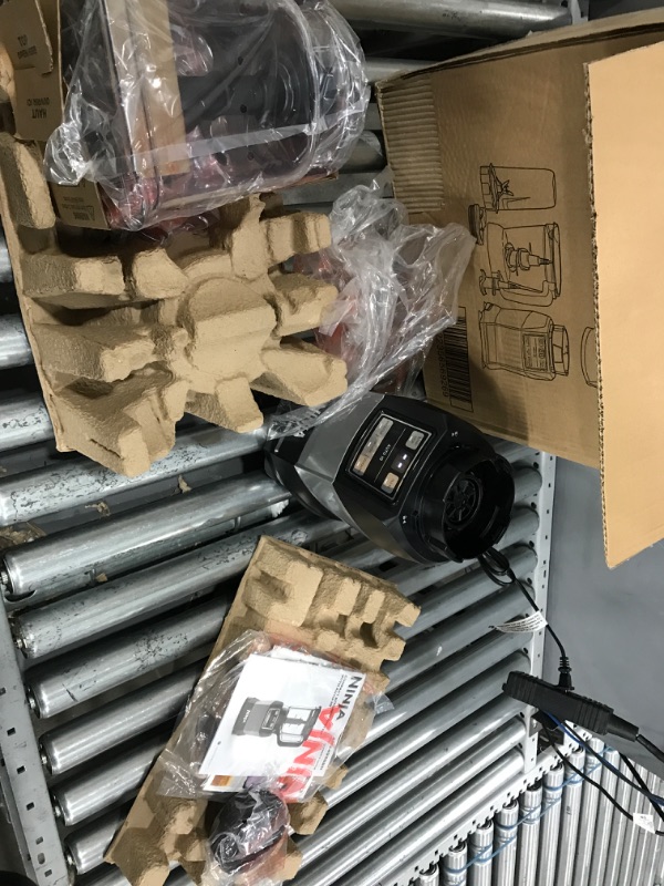 Photo 2 of Ninja AMZ493BRN Compact Kitchen System, 1200W, 3 Functions for Smoothies, Dough & Frozen Drinks with Auto-IQ, 72-oz.* Blender Pitcher, 40-oz. Processor Bowl & 18-oz. Single-Serve Cup, Grey