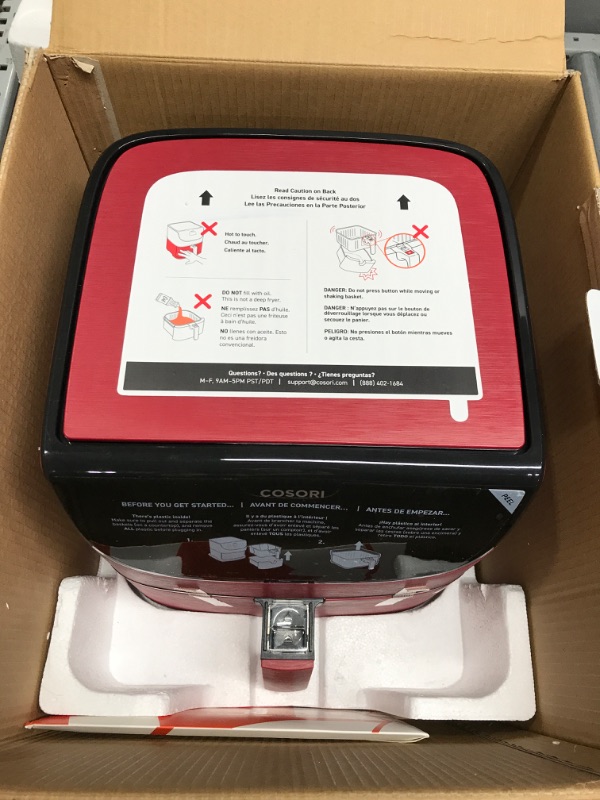 Photo 1 of *Tested-Functional* Cosori Air Fryer(100 Recipes, Rack & 5 Skewers),5.8QT Electric Hot Air Fryers Oven Oilless Cooker,11 Presets,Preheat& Shake