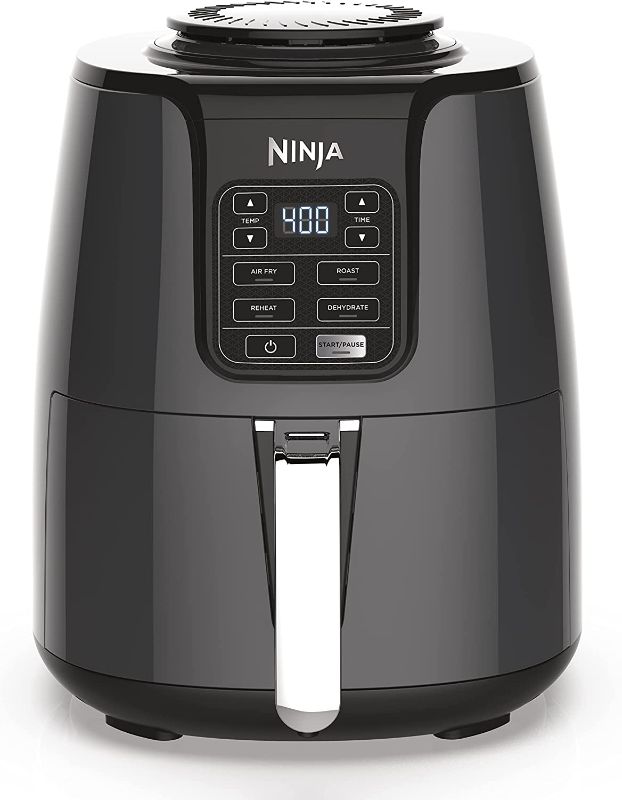 Photo 1 of ***PARTS ONLY*** Ninja AF101 Air Fryer that Crisps, Roasts, Reheats, & Dehydrates, for Quick, Easy Meals, 4 Quart Capacity, & High Gloss Finish, Black/Grey