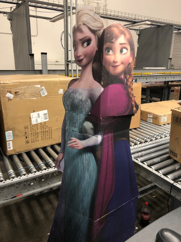 Photo 2 of Advanced Graphics Elsa & Anna Life Size Cardboard Cutout Standup - Disney's Frozen (2013 Film)