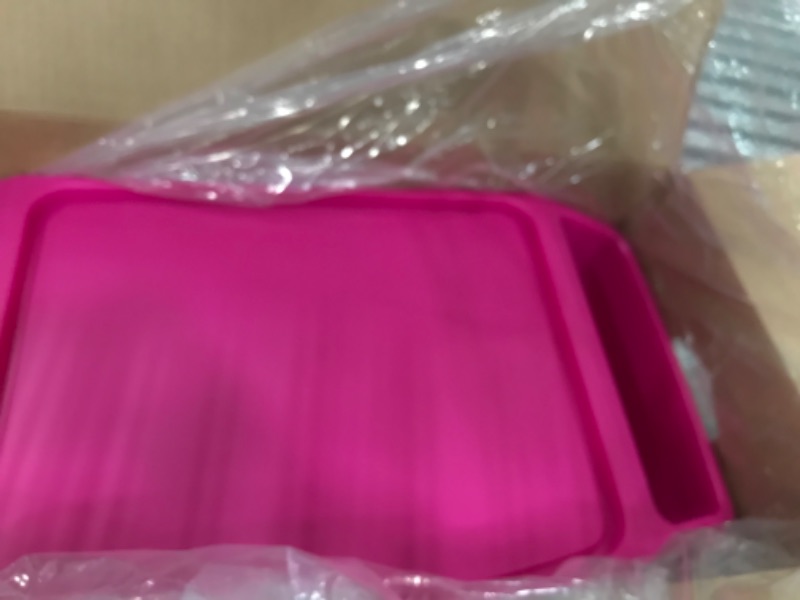 Photo 1 of Basicwise QI003253P Kids Lap Desk Tray, Portable Activity Table, Pink Pink 1 Piece