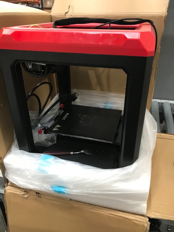 Photo 2 of Flashforge 3D Printer Finder 3 Glass Heating Bed with Removable PEI Surface and Magnetic Platform, Fully Assembled, Large FDM 3D Printers with 7.5" x 7.7" x 7.9" Printing Size