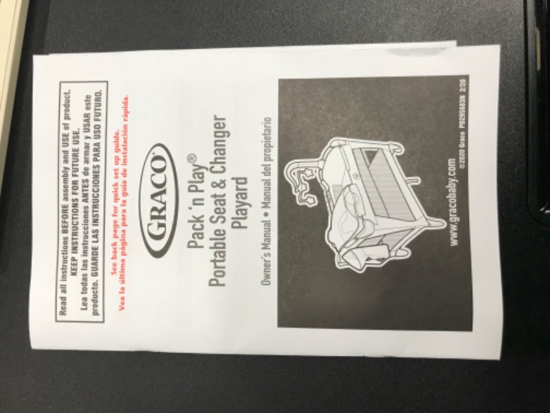 Photo 5 of ***SEE CLERK NOTES***
Graco Pack 'n Play Portable Seat & Changer 
