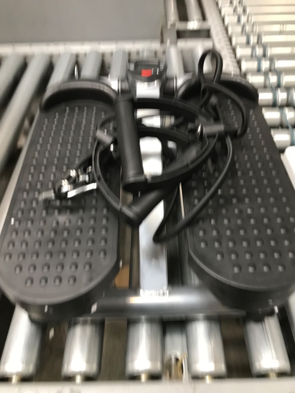 Photo 4 of BalanceFrom Adjustable Stepper Stepping Machine with Resistance Bands, Gray