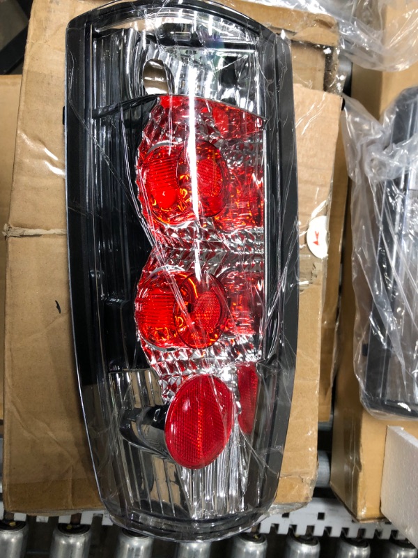 Photo 2 of AUTOSAVER88 Tail Lights Taillights Assembly Compatible with 1988-1998 Chevy C/K 1500, 1988-2000 Chevy C/K 2500, 1995-1999 Chevy Tahoe, 1992-1999 Chevy Suburban/ GMC Yukon Replacement Tail Lamp Chrome