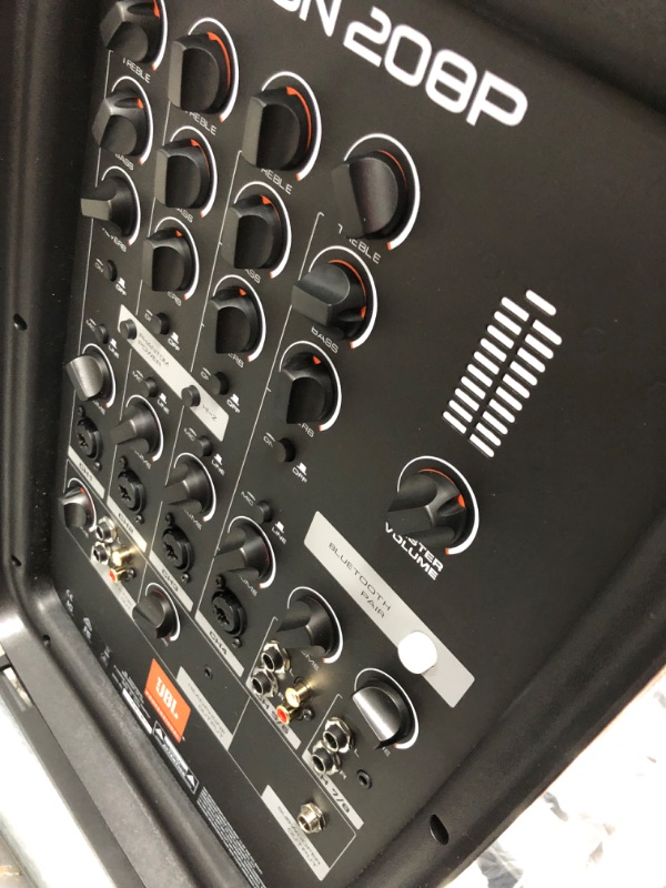 Photo 1 of JBL Professional EON208P Portable All-in-One 2-way PA System with 8-Channel Mixer and Bluetooth 8" Speaker Speaker