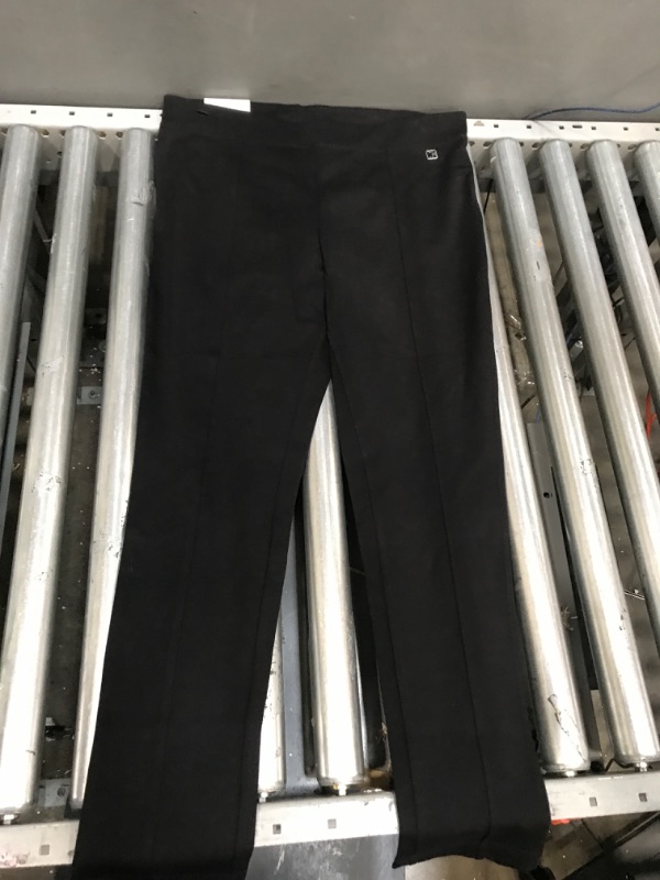 Photo 2 of Calvin Klein Women's Everyday Ponte Fitted Pants Large Noir