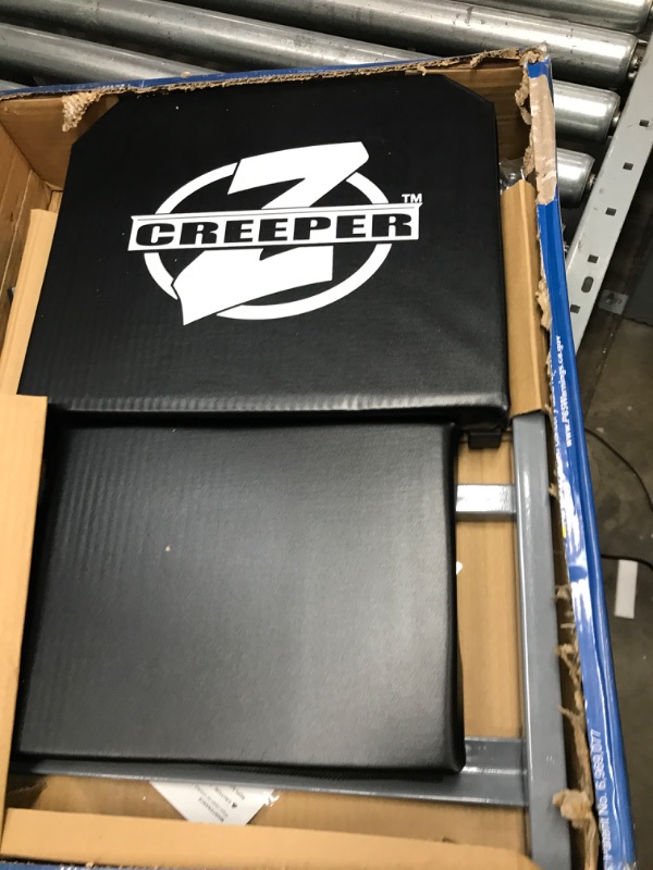 Photo 2 of Pro-Lift C-2036D Grey 36" Z-Creeper Seat , Black Black Creeper