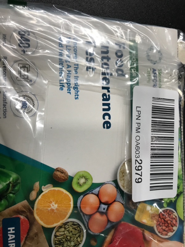 Photo 2 of 5Strands Food Intolerance Test, 640 Items Tested, Food Sensitivity at Home Test Kit, Accurate Hair Analysis, Health Results in 5-7 Days, Gluten, Soy, Dairy, Protein 640 Food Items